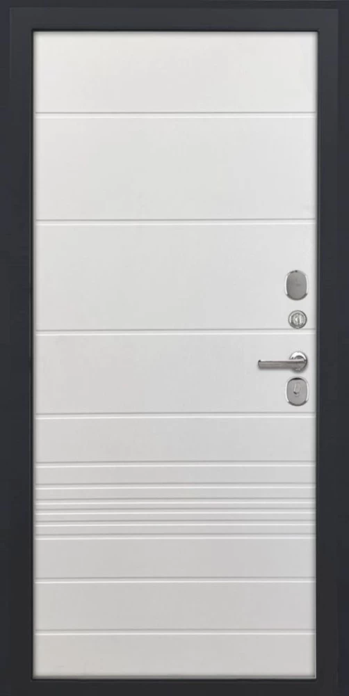 Входная дверь ДвериПРО Модель L-46 ФЛ-700 (10мм, ясень белый) DPRO195458 внутренняя сторона