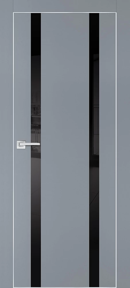 Фото Межкомнатная дверь PX-9  AL кромка с 4-х ст. Серый матовый