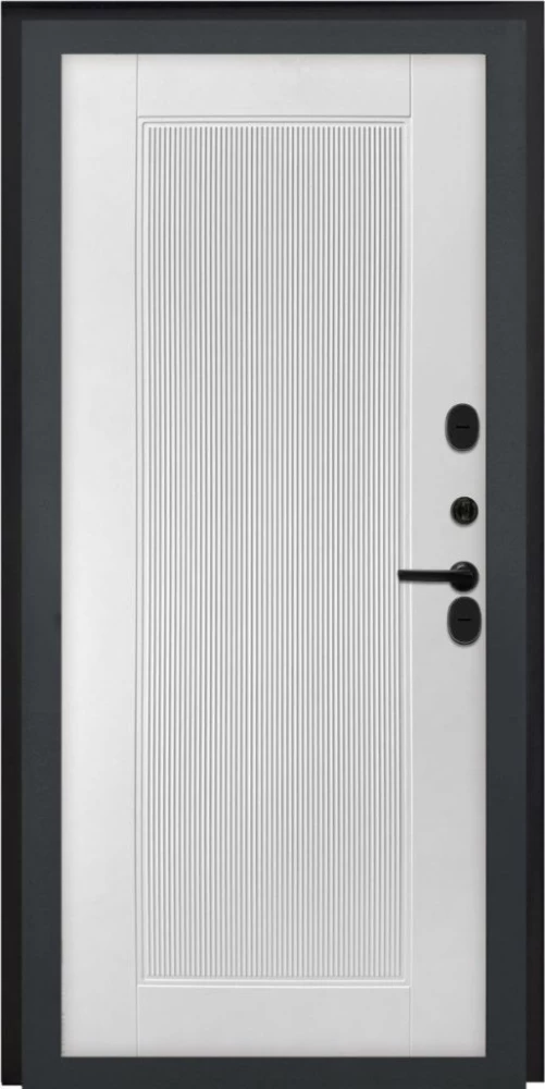 Входная дверь ДвериПРО Берген ПВХ 10мм Астрод Velutto Bianco DPRO196748 внутренняя сторона