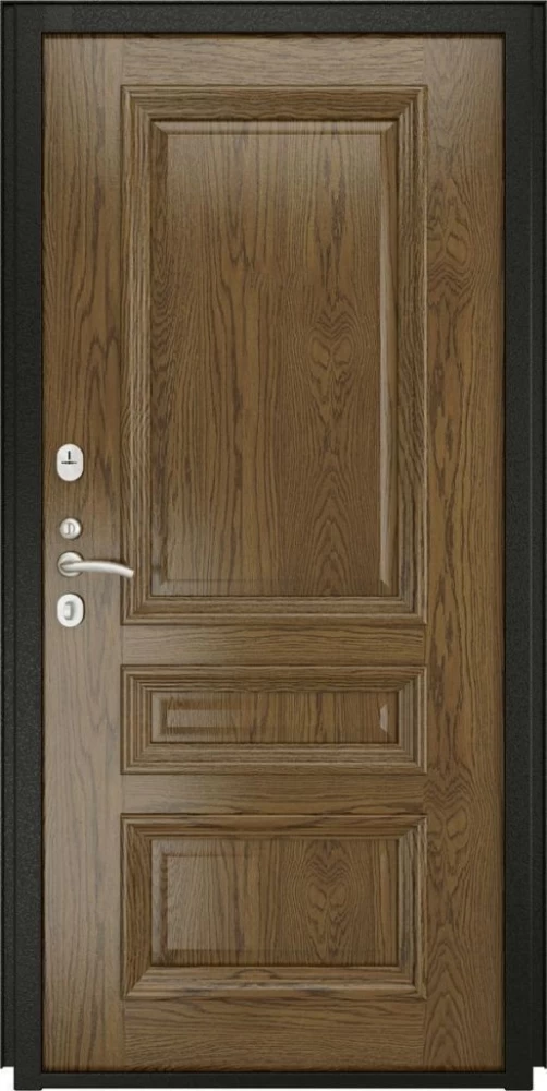 Входная дверь ДвериПРО Берген Фараон-2 (16мм, светлый мореный дуб) DPRO197056 внутренняя сторона