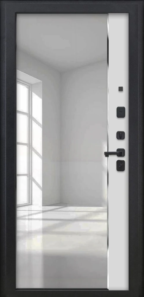 Входная дверь ДвериПРО Модель Л-46 ФЛЗ-618 Белый матовый DPRO226213 внутренняя сторона