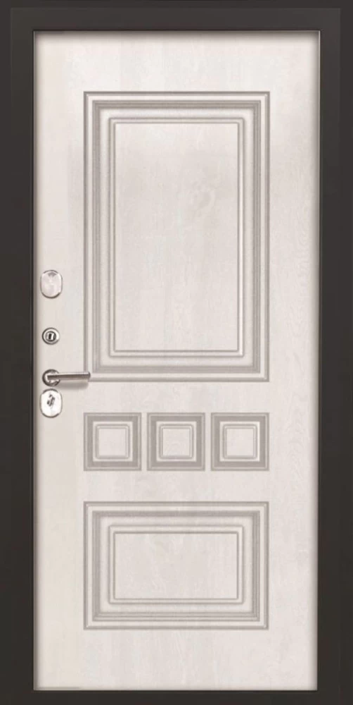 Входная дверь ДвериПРО Д-68 фл-608 винорит white DPRO194075 внутренняя сторона