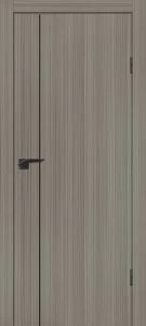 Межкомнатная дверь P-21 AL черный молдинг Эвкалипт португальский