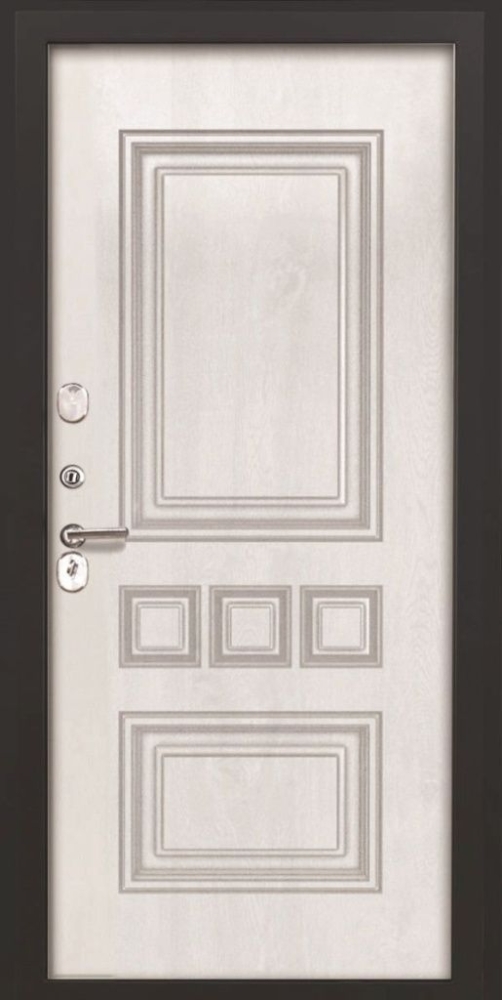 Входная дверь ДвериПРО Квадро фл-608 винорит white DPRO191049 внутренняя сторона