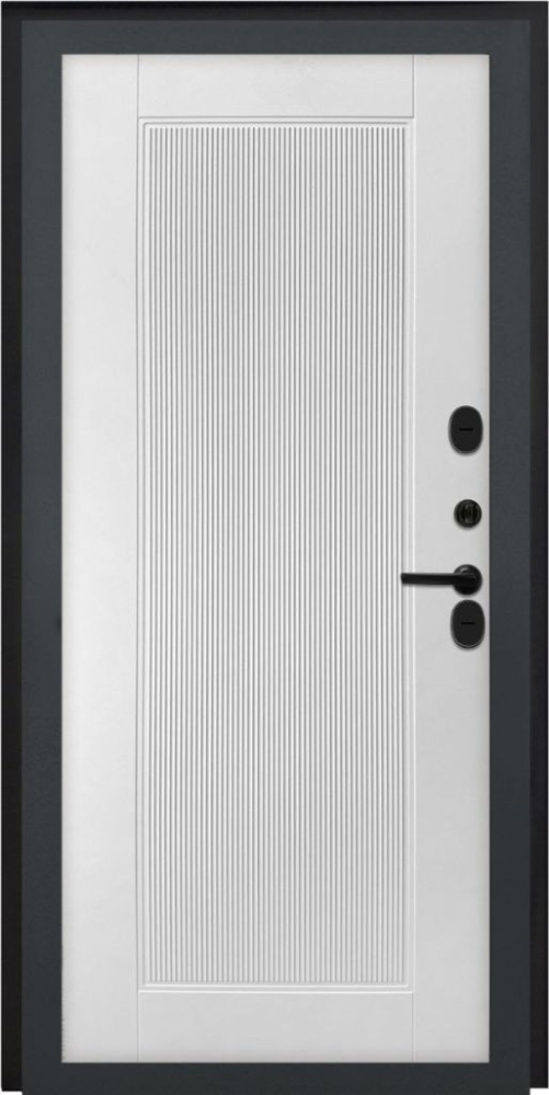 Входная дверь ДвериПРО Авеста ПВХ 10мм Астрод Velutto Bianco DPRO195694 внутренняя сторона