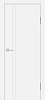 Межкомнатная дверь P-20 AL  молдинг Белый